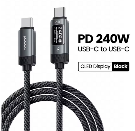 Tocki USB C to USB C 240 Watt Fast Charger