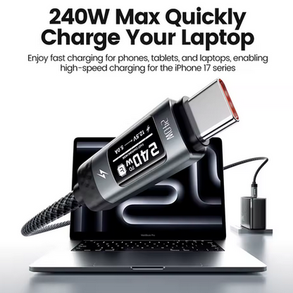 Tocki USB C to USB C 240 Watt Fast Charger