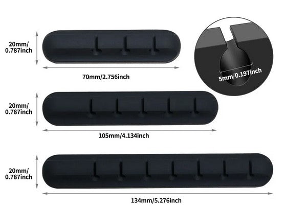 Cable Organizer 3-Pack