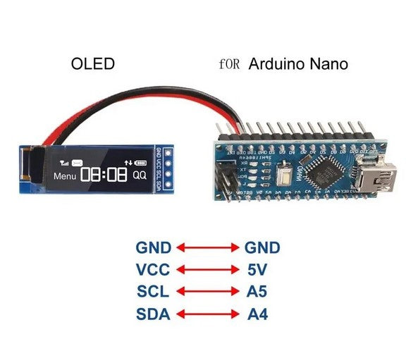 OLED Display for ESP32/Arduino Nano